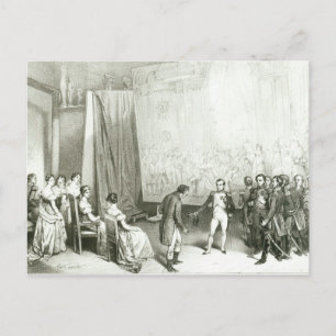 Napoleon jag besöker David Studio Vykort