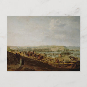 Napoleon jag besökte lägret i Boulogne Vykort