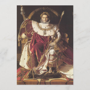 Napoleon jag på hans kejserliga Throne Inbjudningar