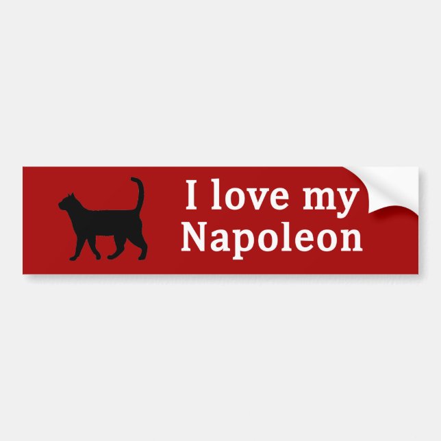 Napoleon Kärlek Bildekal (Framsidan)