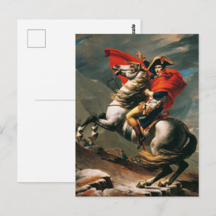 Napoleon korsar Alperna Klassisk oljemålning Vykort