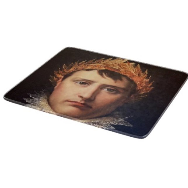 Napoleon lagerkrans krönt hjälte  (Napoleon’s Portrait  Design glass cutting board hand-pressed tempered glass five different sizes.)