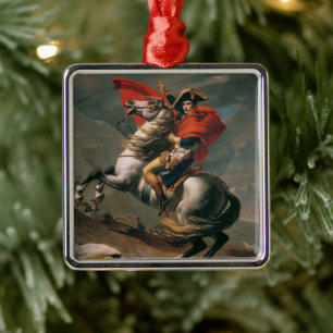 Napoleon med häst, Battle Pass Julgran Julgransprydnad Metall