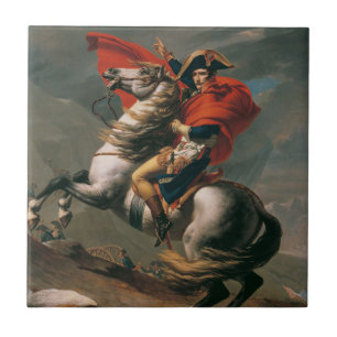 Napoleon med häst, Slaget vid St. Bernard-passet Kakelplatta