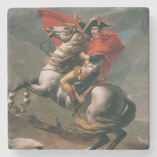 Napoleon med häst, Slaget vid St. Bernard-passet Stenunderlägg