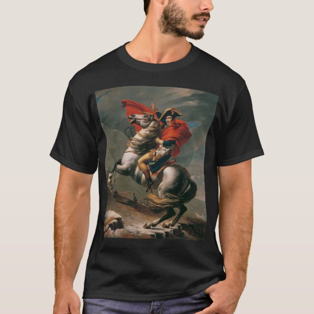 Napoleon med häst, Slaget vid St. Bernard-passet T Shirt (Framsida)