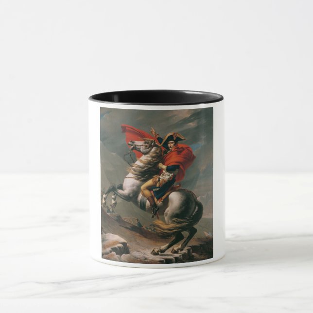 Napoleon med Horse, slaget vid St. Bernard Pass Mugg (Center)