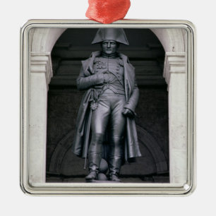 Napoleon mig (1769-1821) i en överrock, 1831-33 julgransprydnad metall