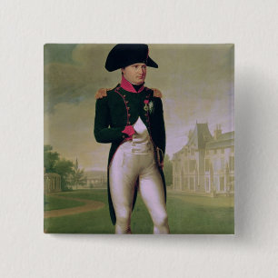 Napoleon mig framme av chateauen de Malmaison Knapp