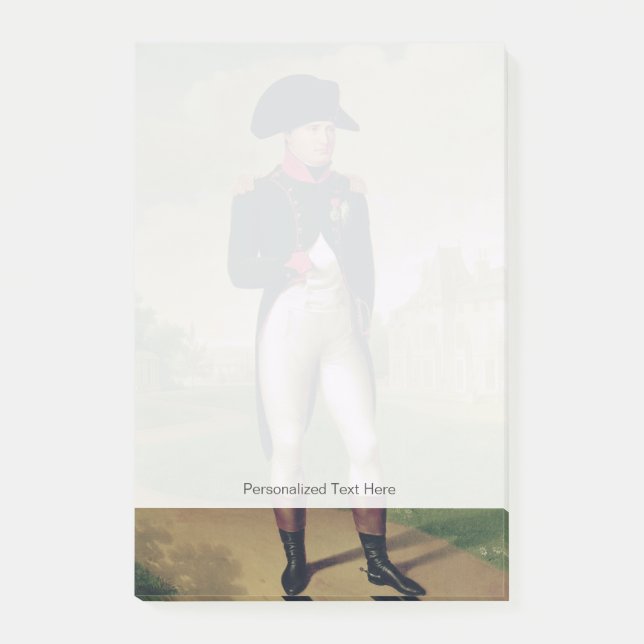 Napoleon mig framme av chateauen de Malmaison Post-it Block (Framsida)