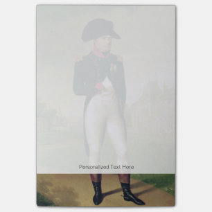 Napoleon mig framme av chateauen de Malmaison Post-it Block