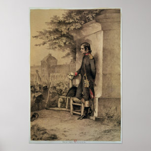 Napoleon mig på siegen av Tuileriesen Poster