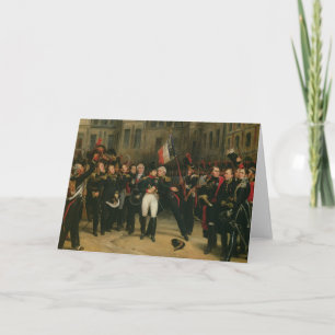 Napoleon mig som bjuder avsked till det kort