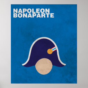 Napoleon:Minimalistiskt historiskt Figurer Poster