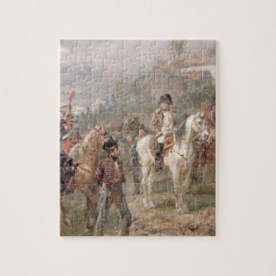 Napoleon och hans soldater (olja på panel) (para pussel