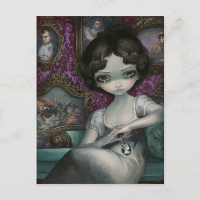 "Napoleon och Josephine" vykort (Framsida)