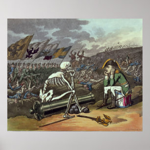 Napoleon och skelett, 18th poster