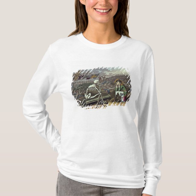 Napoleon och skelett, 18th tee shirt (Framsida)