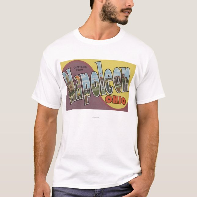 Napoleon Ohio - stora brevplatser Tee Shirt (Framsida)