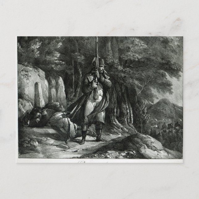 Napoleon om införseltull vykort (Framsida)