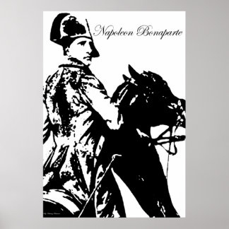 Napoleon On Horseback Poster