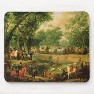Napoleon på en jakt i den Compiegne skogen, 1811 Musmatta