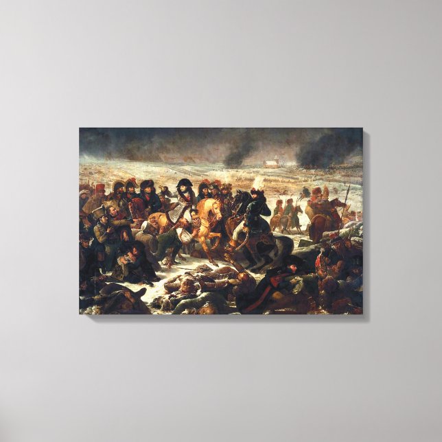 Napoleon på Eylau Canvastryck (Framsida)