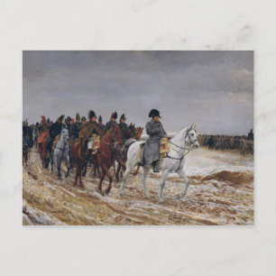 Napoleon på Kampanj 1814, 1864 Vykort