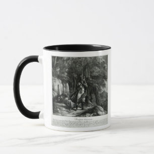 Napoleon på vaktpostarbetsuppgift mugg