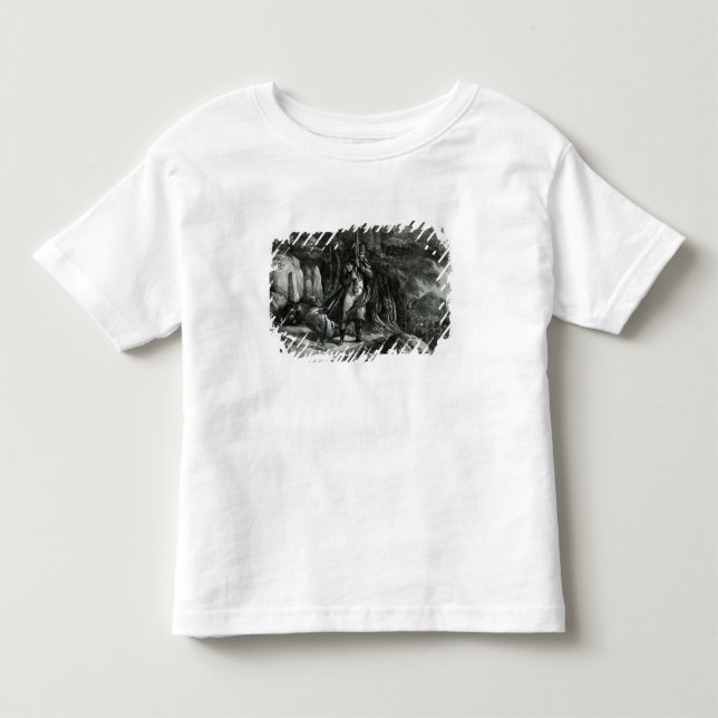 Napoleon på vaktpostarbetsuppgift t-shirt (Framsida)