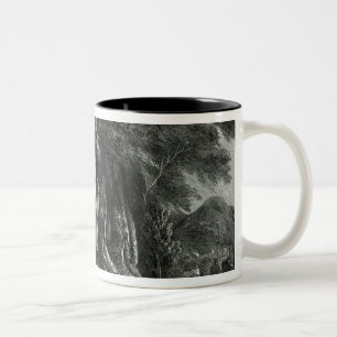 Napoleon på vaktpostarbetsuppgift Två-Tonad mugg