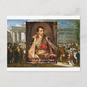 Napoleon "Politik Dumhet" Citat Tröjor Etc Vykort