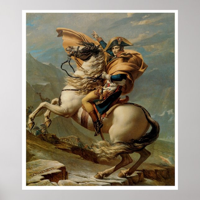 Napoleon Poster Alpernorna 1800 Art Print (Framsidan)