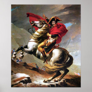 Napoleon Poster genom Alpernorna