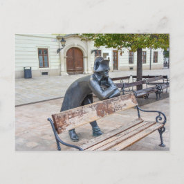 Napoleon Soldier Statue i Bratislava, Slovakien Vykort