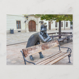 Napoleon Soldier Statue i Bratislava, Slovakien Vykort