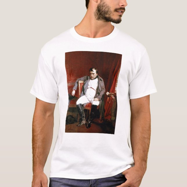 "Napoleon som abdikerar Fountainbleu T Shirt (Framsida)