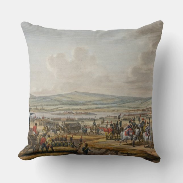 Napoleon som besöker Siegearbetena på Danzig, Kudde (Framsida)