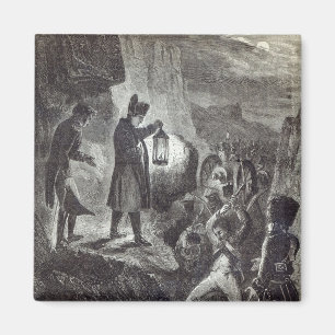 Napoleon som extricating Lanness artilleri Magnet