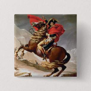 Napoleon som korsar alpernan, c.1800 (olja på knapp