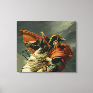 Napoleon som korsar alpernan canvastryck
