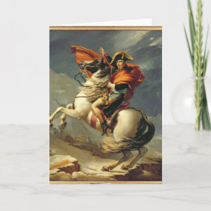 Napoleon som korsar alpernan på den 20th maj 1800 kort