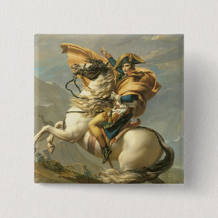 Napoleon som korsar alpernan på Stet Bernard Knapp