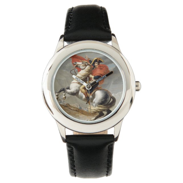 Napoleon som korsar Alpernorna - Jacques-Louis Dav Armbandsur (Framsida)
