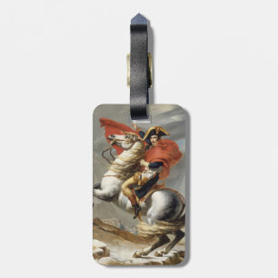 Napoleon som korsar Alpernorna - Jacques-Louis Dav Bagagebricka