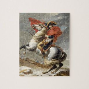 Napoleon som korsar Alpernorna - Jacques-Louis Dav Pussel