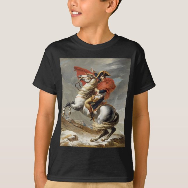Napoleon som korsar Alpernorna - Jacques-Louis Dav Tröja (Framsida)