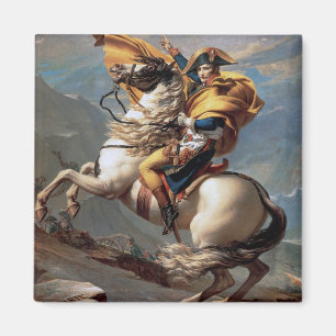 Napoleon som korsar Alpernorna, Jacques-Louis Davi Magnet