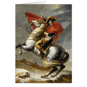 Napoleon som korsar det storslagna Stet Bernard, Hälsningskort