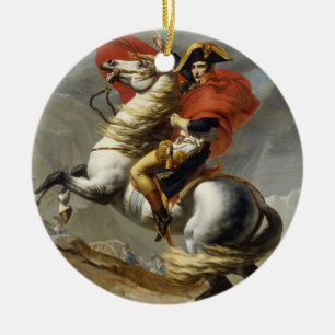 Napoleon som korsar det storslagna Stet Bernard, Julgransprydnad Keramik